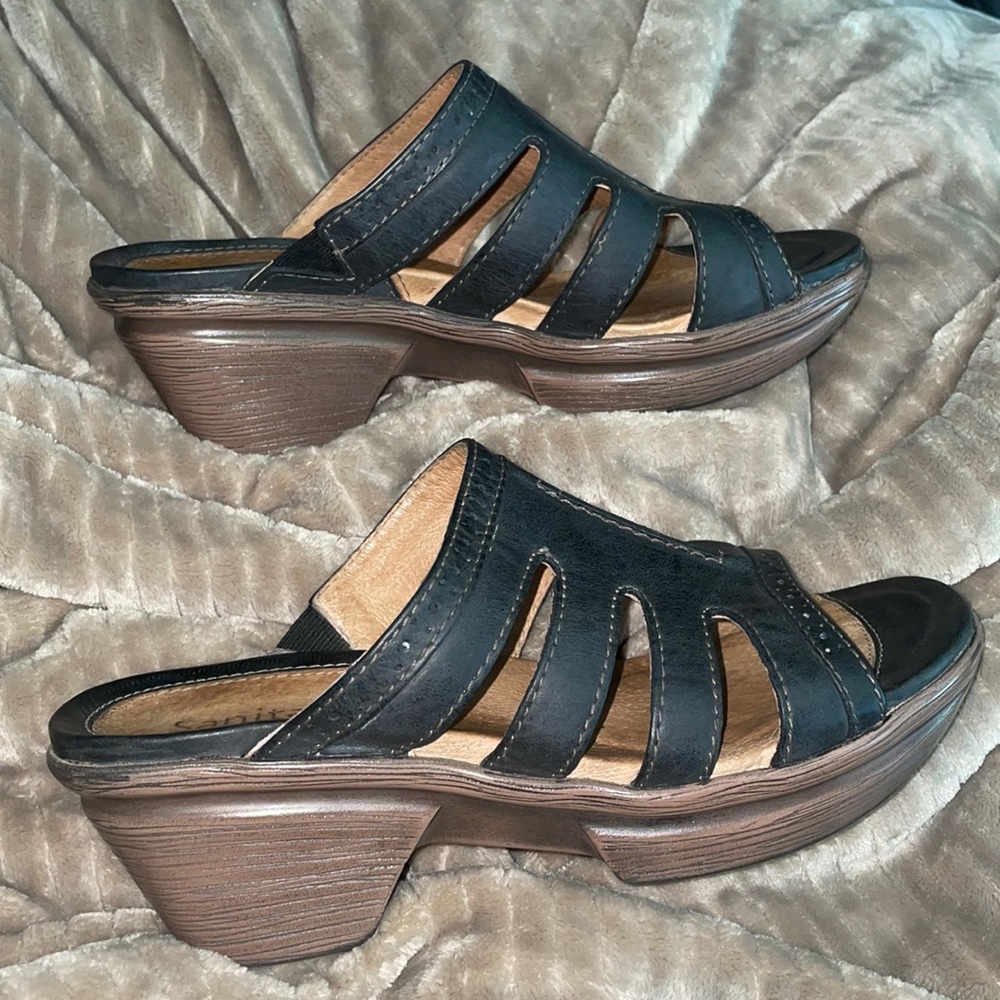 Sanita 9/EU39 leather Sandals made in Portugal - Picture 5 of 17